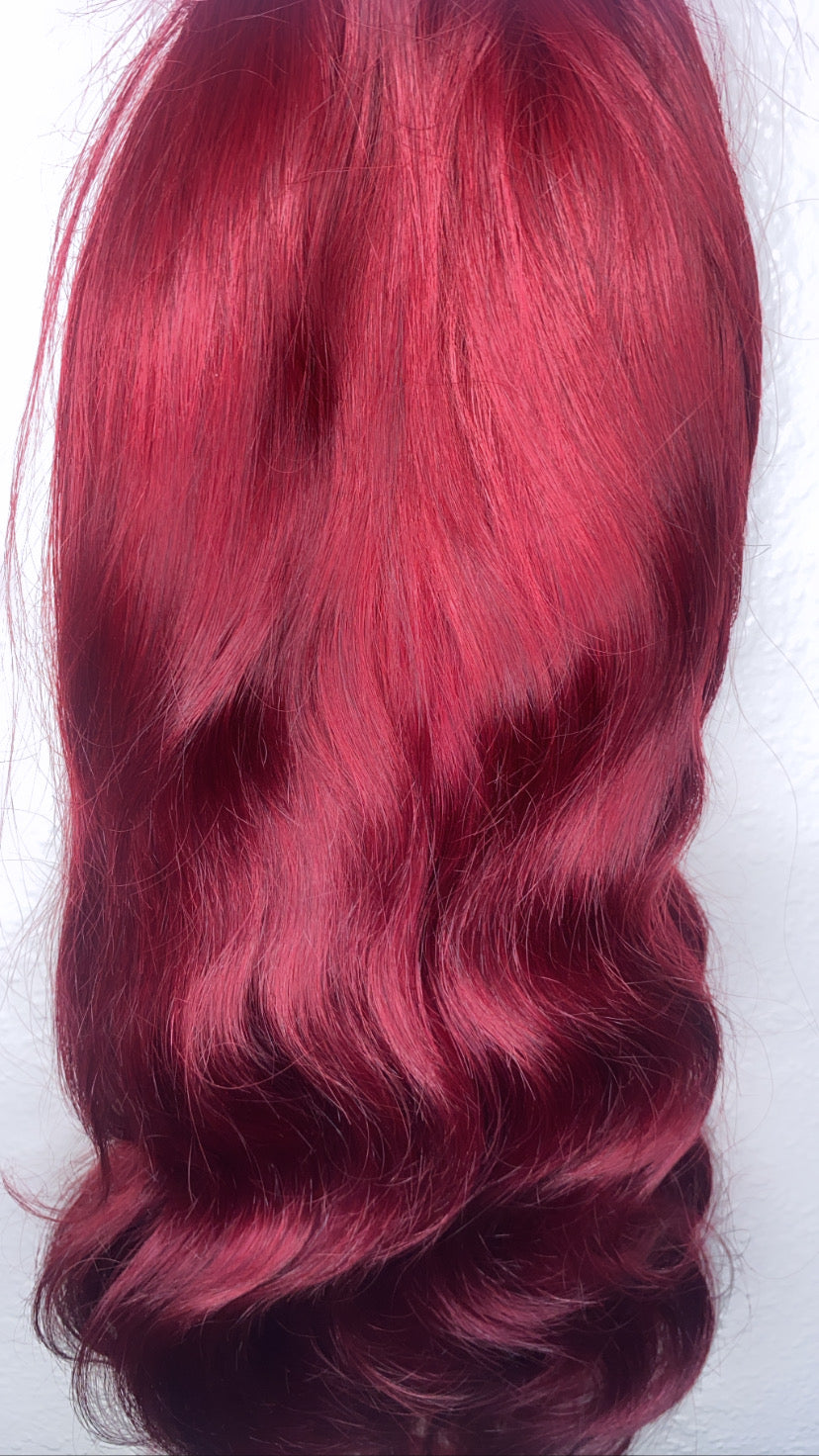 14” HD 13x4 Full Lace Frontal Wig BodyWave 99J